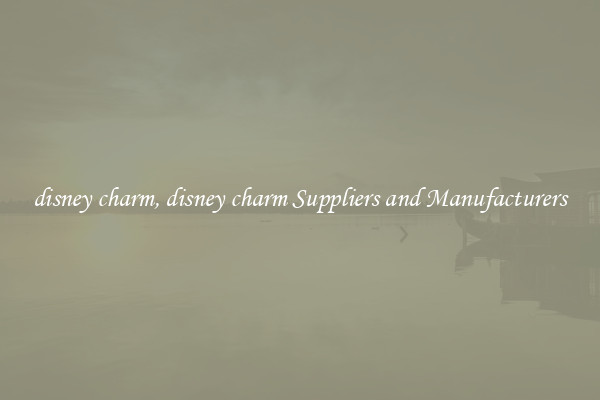 disney charm, disney charm Suppliers and Manufacturers