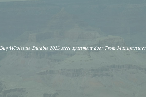 Buy Wholesale Durable 2023 steel apartment door From Manufacturers