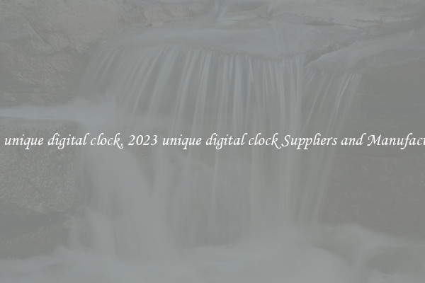 2023 unique digital clock, 2023 unique digital clock Suppliers and Manufacturers