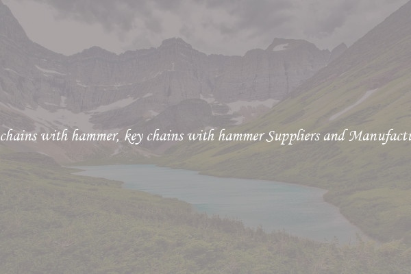 key chains with hammer, key chains with hammer Suppliers and Manufacturers