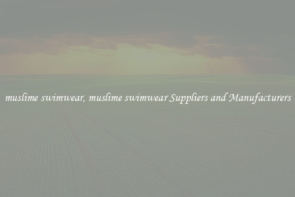 muslime swimwear, muslime swimwear Suppliers and Manufacturers