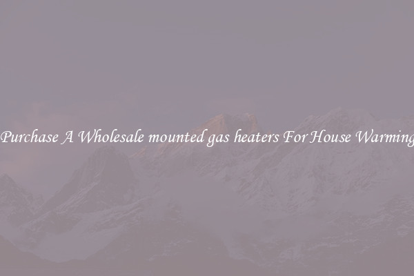 Purchase A Wholesale mounted gas heaters For House Warming