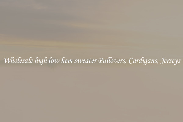 Wholesale high low hem sweater Pullovers, Cardigans, Jerseys