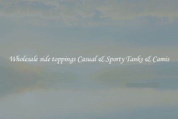 Wholesale side toppings Casual & Sporty Tanks & Camis