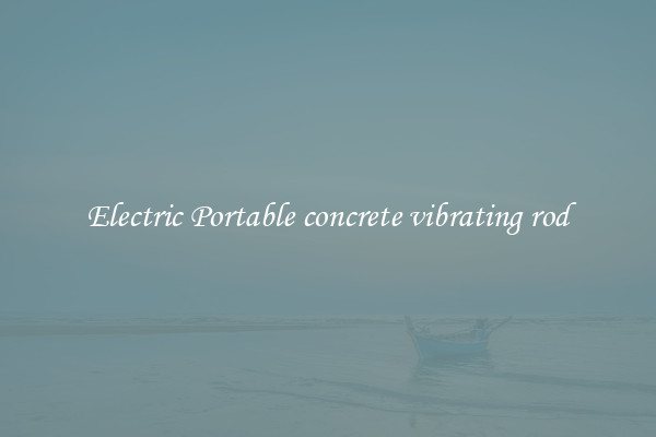 Electric Portable concrete vibrating rod