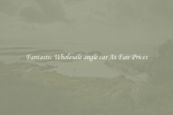 Fantastic Wholesale angle car At Fair Prices